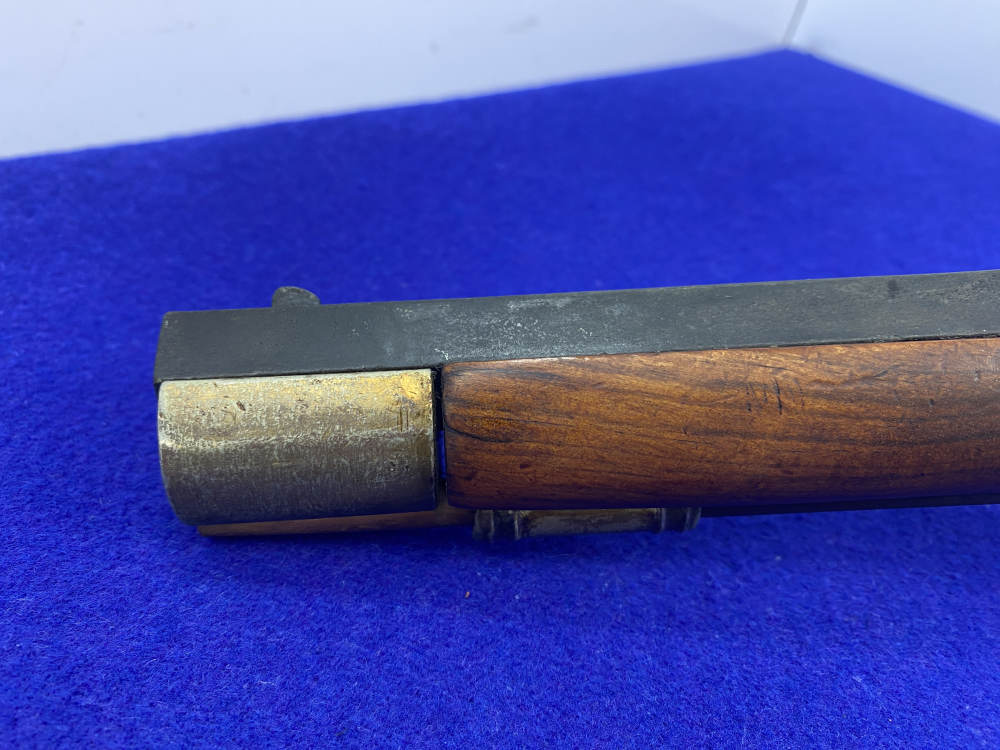 Antique Flintlock Horse/Belt Black Powder *BRASS ENGRAVED PISTOL*-img-8