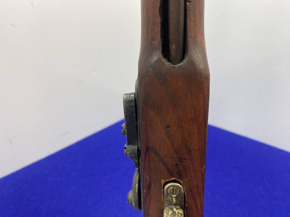 Antique Flintlock Horse/Belt Black Powder *BRASS ENGRAVED PISTOL*-img-25