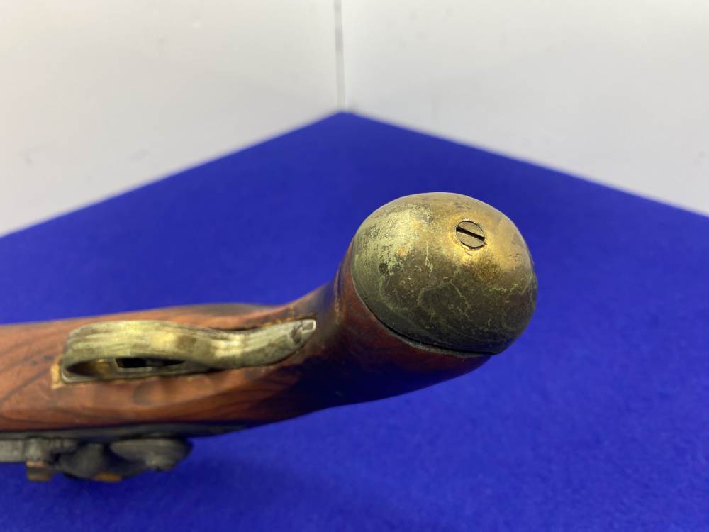 Antique Flintlock Horse/Belt Black Powder *BRASS ENGRAVED PISTOL*-img-28