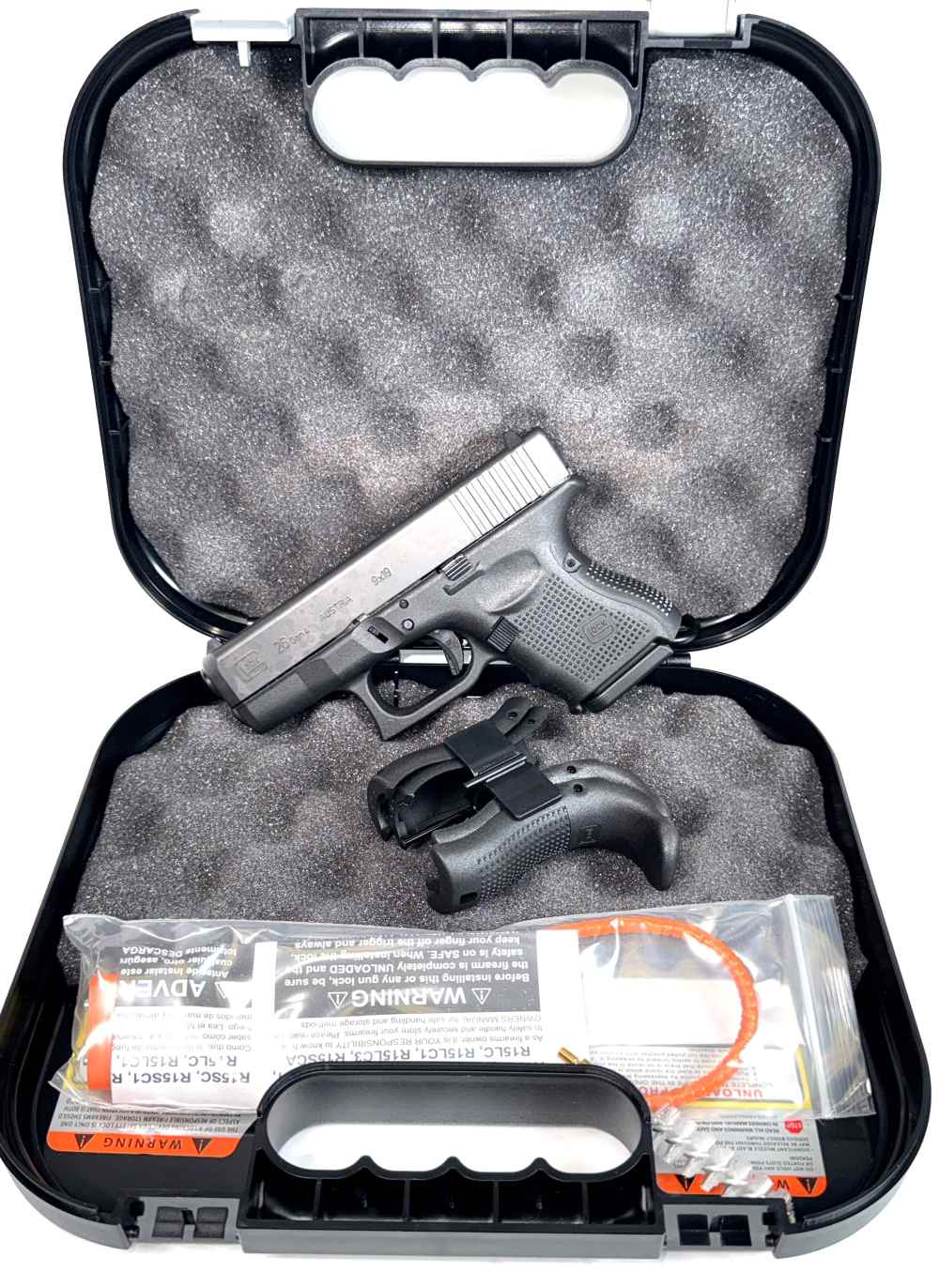 GLOCK 26 GEN4 9MM SUBCOMPACT PISTOL – BACKSTRAPS • BOX • NO RESERVE!-img-0