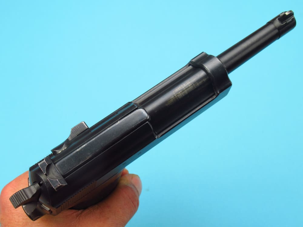Very nice 1944 German WWII Walther P38 pistol 9mm Luger AC44 Mauser-img-65