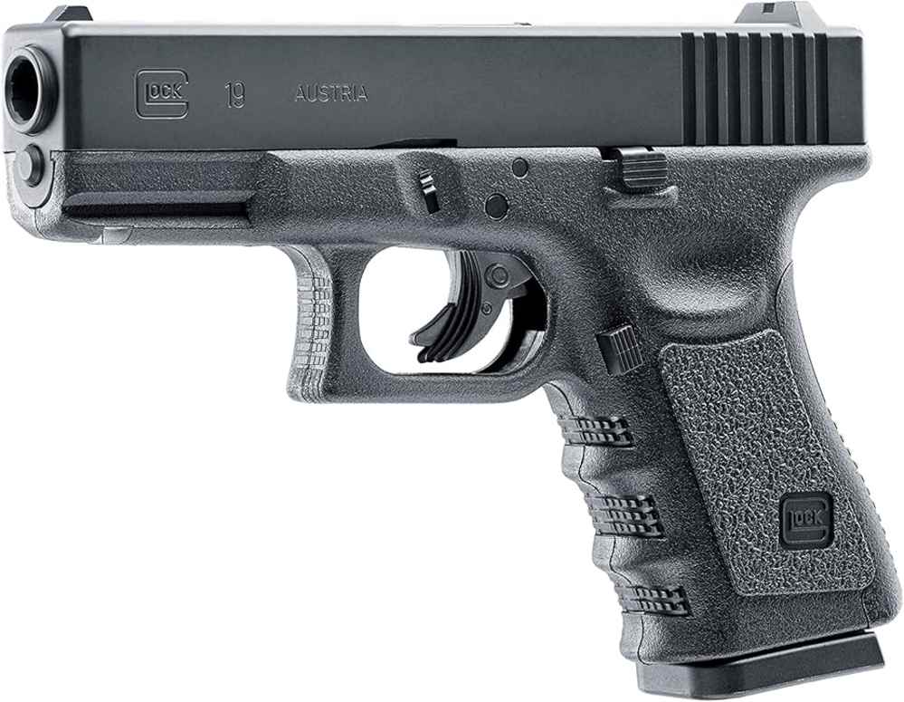 Glock 19 9mm Pistol Replica Air Gun w/Metal Slide + Magazine A44-img-1