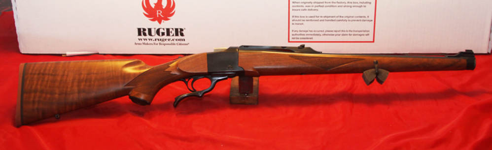 Ruger #1 International, 9.3x62, 20" Barrel, High Grade Walnut - NEW!-img-0