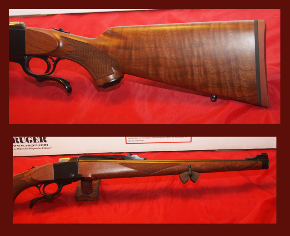 Ruger #1 International, 9.3x62, 20" Barrel, High Grade Walnut - NEW!-img-1