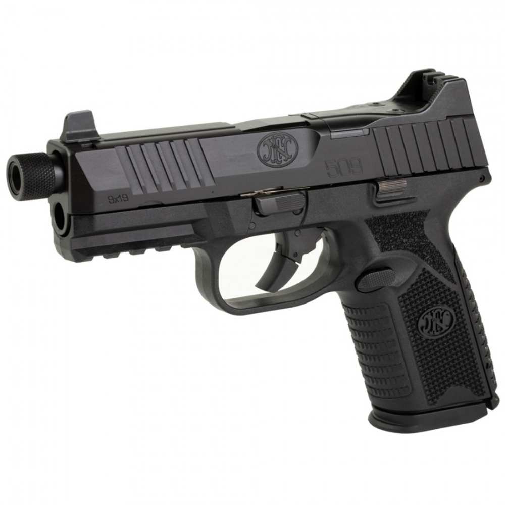 FN 509 Tactical - 4.5" Threaded Barrel (9mm) - Optics Ready - Black-img-2
