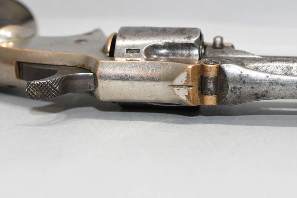 Antique Marlin XXX Standard 1872 Pocket Revolver 30 RF Short Flute 1870's-img-10