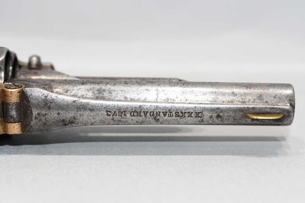 Antique Marlin XXX Standard 1872 Pocket Revolver 30 RF Short Flute 1870's-img-11