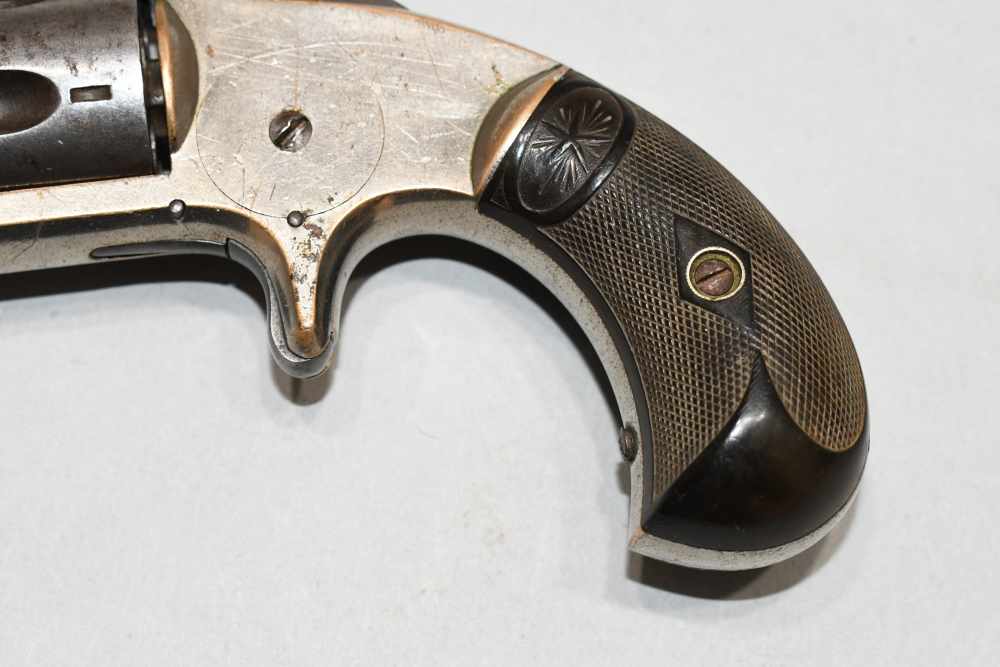 Antique Marlin XXX Standard 1872 Pocket Revolver 30 RF Short Flute 1870's-img-6