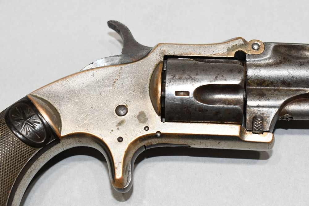 Antique Marlin XXX Standard 1872 Pocket Revolver 30 RF Short Flute 1870's-img-3