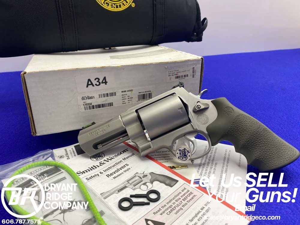 Smith Wesson M460 Carry .460 Mag Revolver 3.5" *PERFORMANCE CENTER MODEL*-img-0