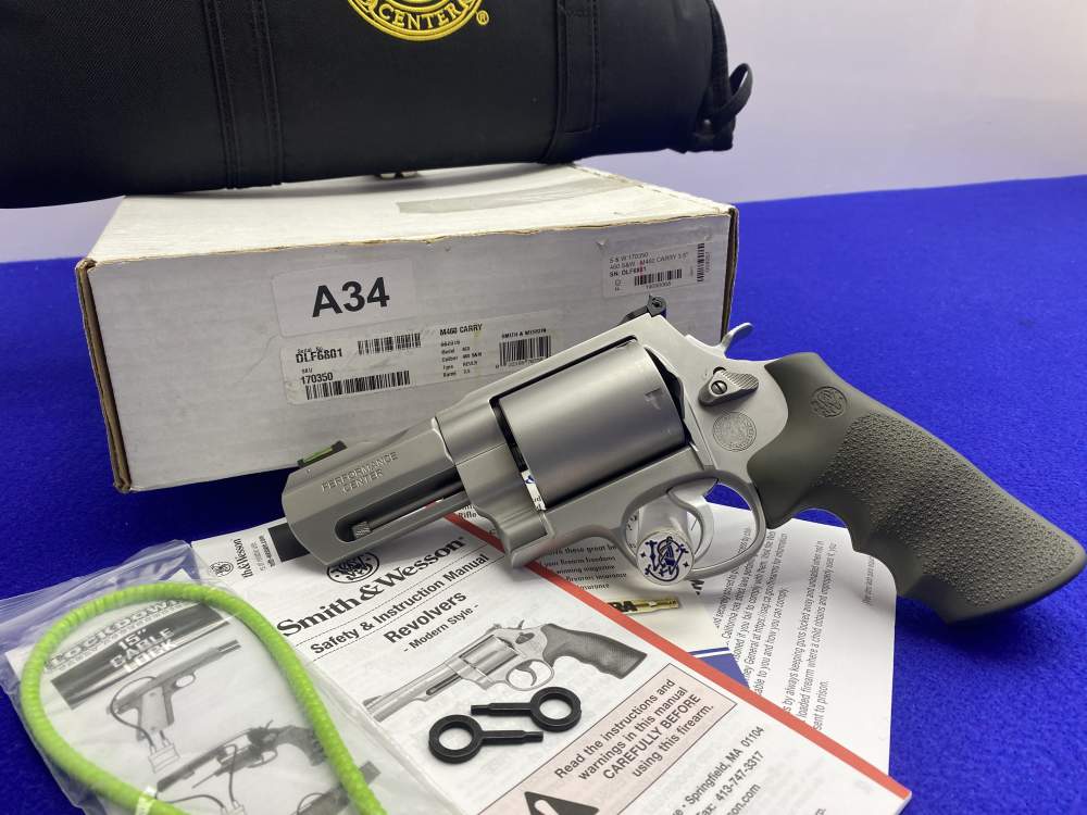 Smith Wesson M460 Carry .460 Mag Revolver 3.5" *PERFORMANCE CENTER MODEL*-img-36
