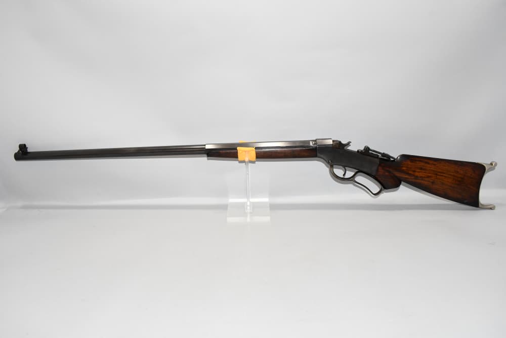 Antique JM Marlin Ballard Patent Single Shot Falling Block Rifle 38-55 Cal-img-7