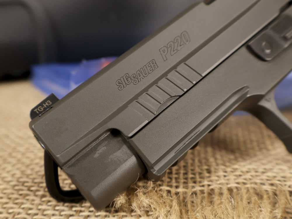 Sig Sauer P220 .45ACP 4.4" Legion Gray/SAO/X-RAY/Black G-10/3Mag/Optic Rdy-img-1