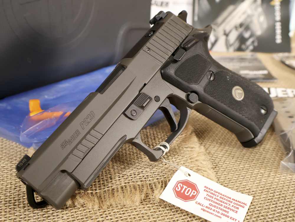 Sig Sauer P220 .45ACP 4.4" Legion Gray/SAO/X-RAY/Black G-10/3Mag/Optic Rdy-img-0
