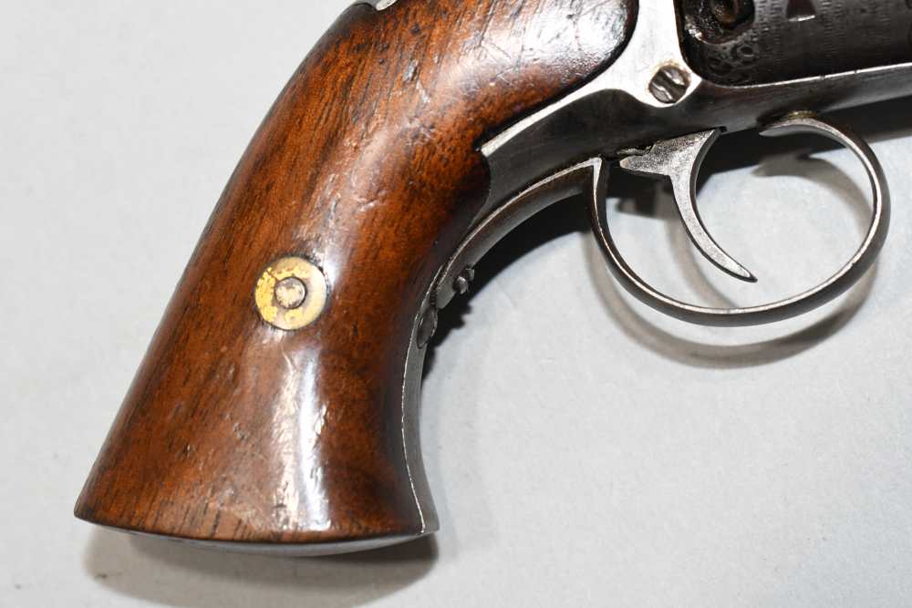 Scarce Antique Charles Warner Pocket Revolver 28 Cal 3" Late 1850's-img-2