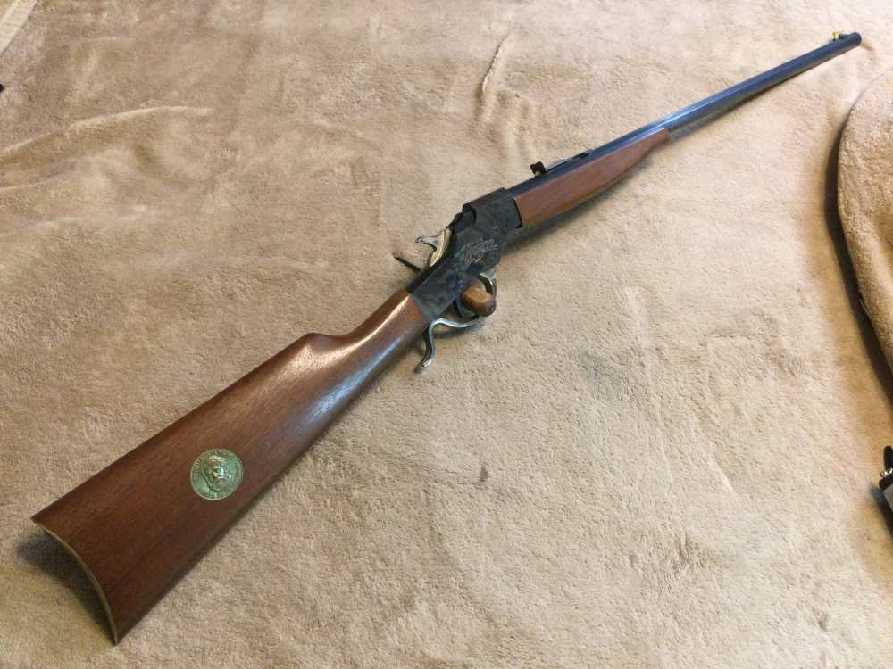 STEVENS MODEL 71 COMMEMORATIVE SINGLE SHOT FALLING BLOCK RIFLE in .22 RF-img-0