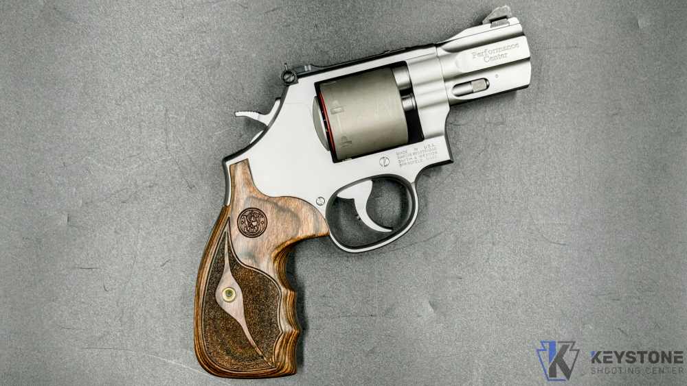 Like New Smith & Wesson 986 9mm 2.5" Revolver w/ Original Box/Moon Clips-img-1