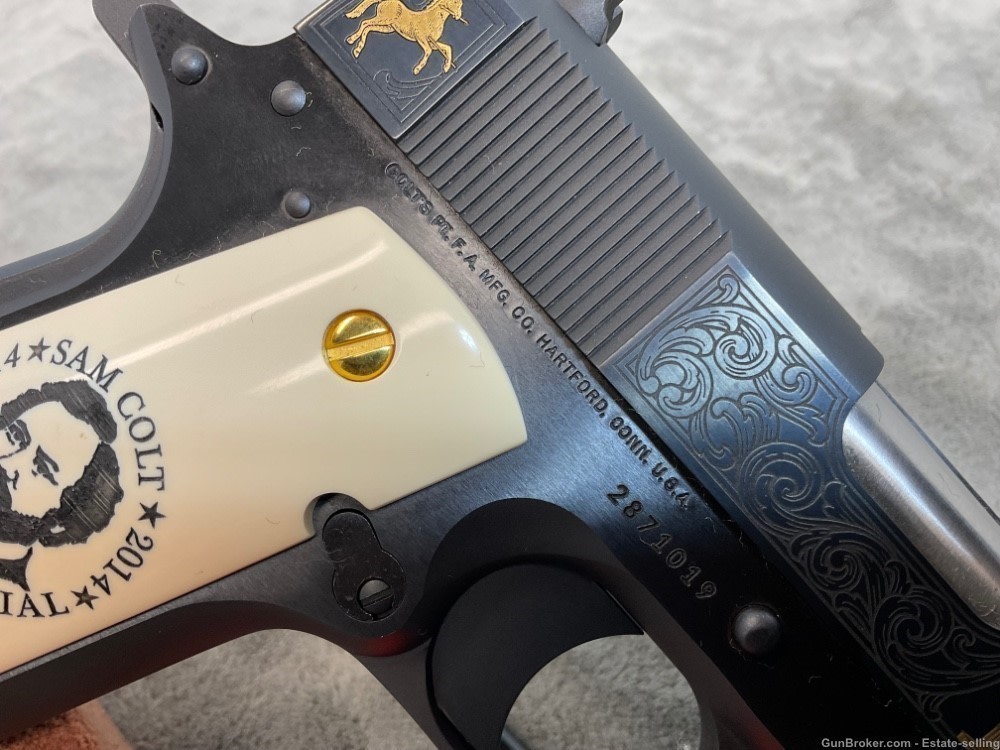 Colt 1911 Government Series 80, .45ACP, Sam Colt Bicentennial, Custom-img-11