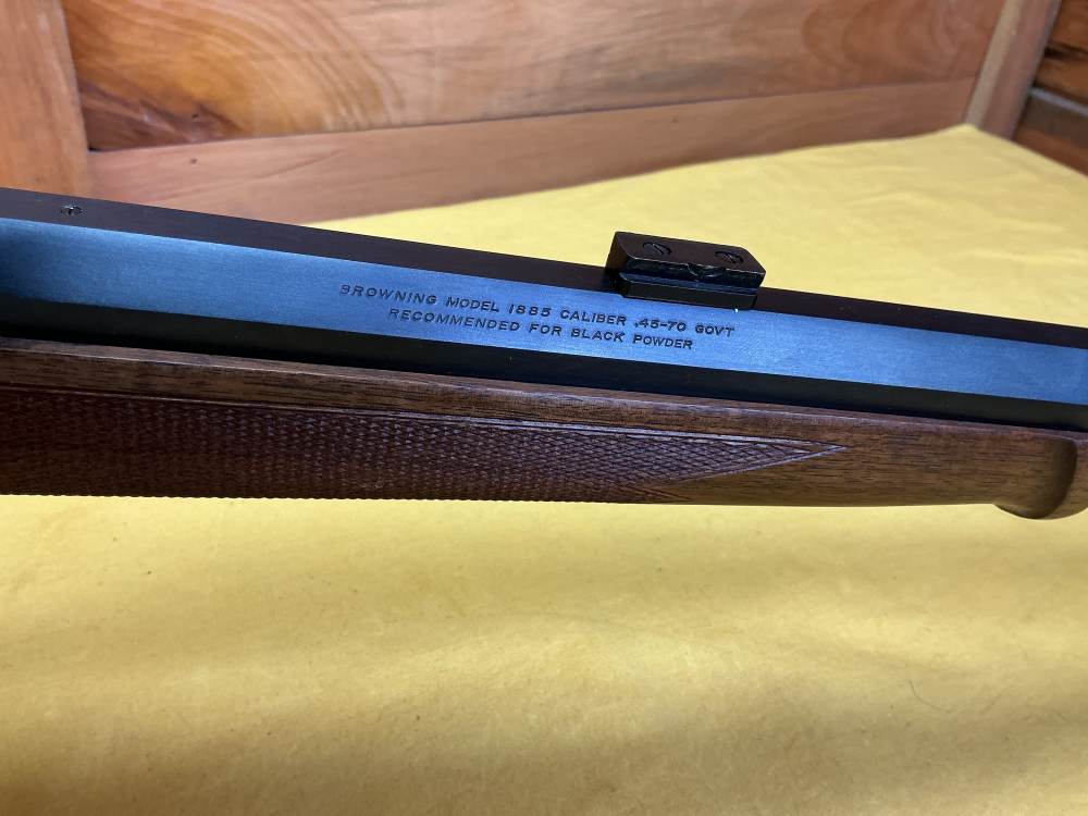 BROWNING 1885 BLACK POWDER CARTRIDGE RIFLE SINGLE SHOT 45-70 GOV’T.-img-5