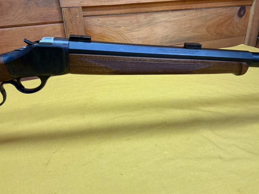 BROWNING 1885 BLACK POWDER CARTRIDGE RIFLE SINGLE SHOT 45-70 GOV’T.-img-7