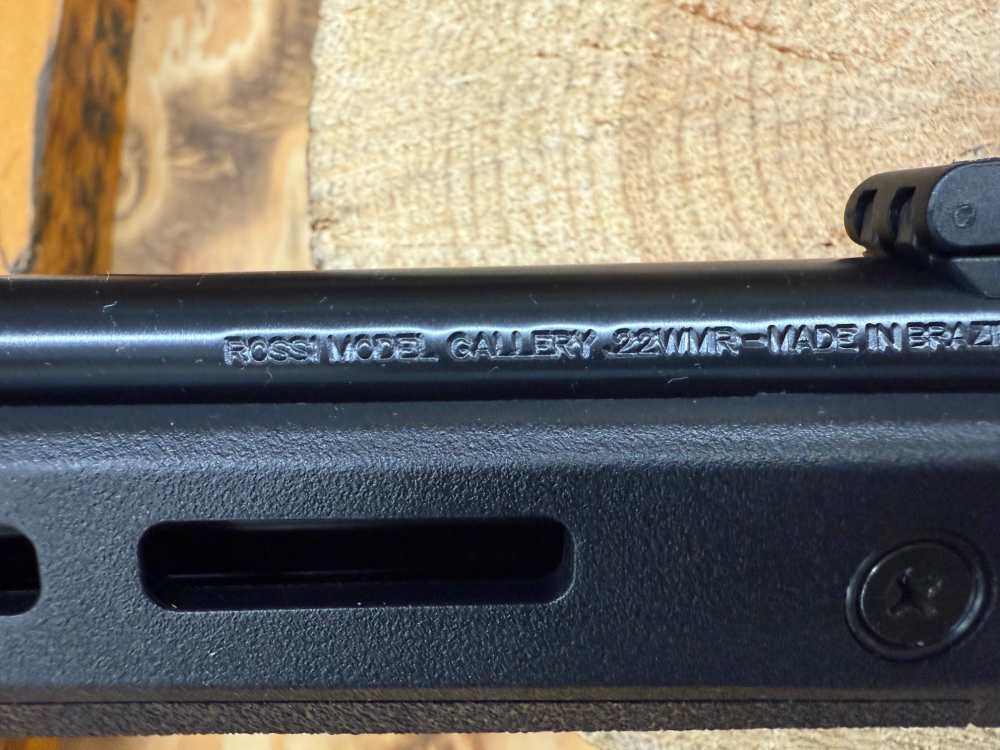 Rossi Gallery Pump Rifle - 22 WMR, 12+1, 20", Fiber Optic Sights-img-2