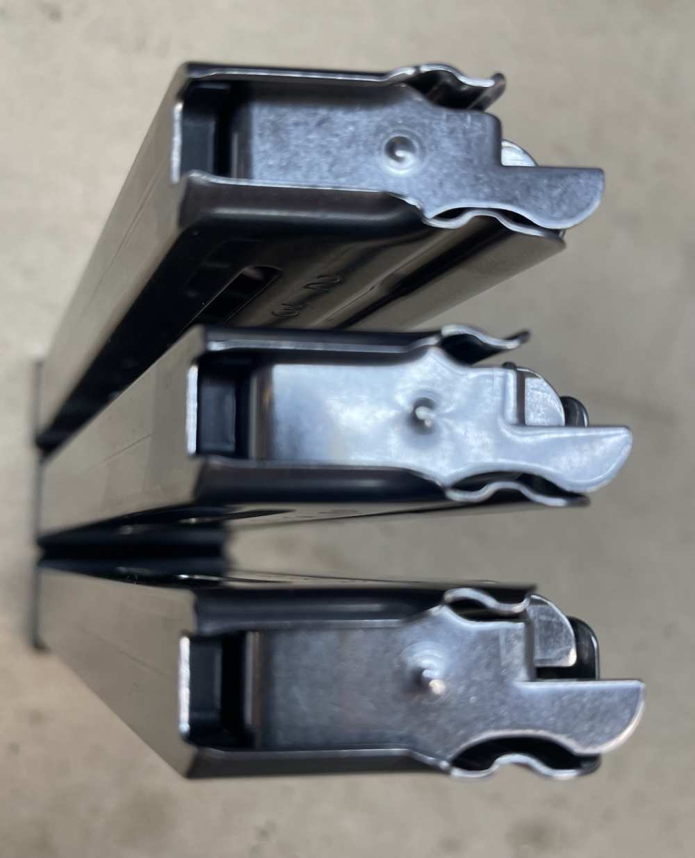 Lot of 3 Wilson Combat 9mm 1911 Government Model Magazines.  10 round-img-6