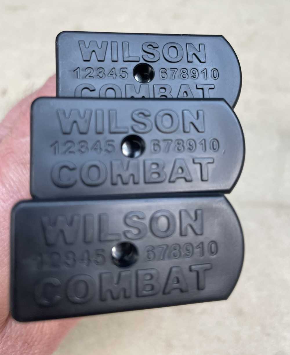 Lot of 3 Wilson Combat 9mm 1911 Government Model Magazines.  10 round-img-3