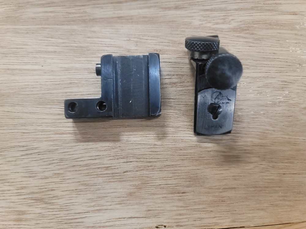 Winchester 75 Lyman 58-E Receiver sight Nice Condition-img-1