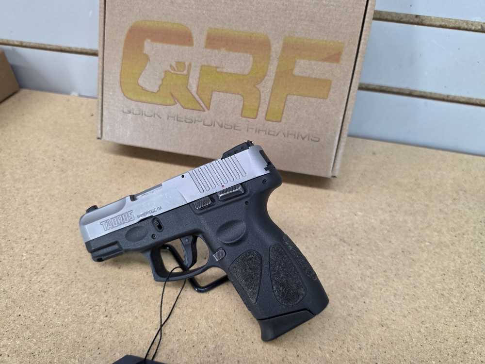 Taurus G2C 9mm  Two-Tone Grey/Black  Penny Auction | No Reserve-img-2