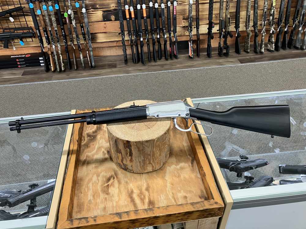 Rossi Rio Bravo Rifle - 22 LR - 15+1 - 18" Blued/Silver/Black Hardwood-img-6
