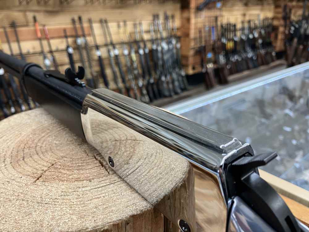 Rossi Rio Bravo Rifle - 22 LR - 15+1 - 18" Blued/Silver/Black Hardwood-img-5