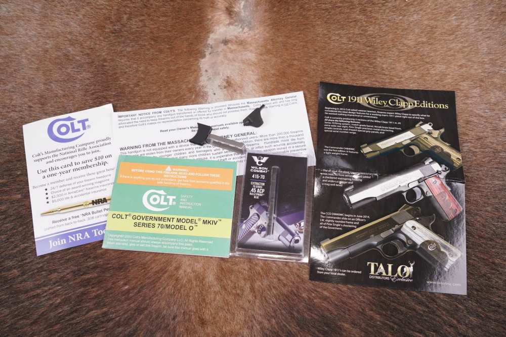 Colt Wiley Clapp Government Model Series 70 O1911WC 45 ACP 1911 CA PPT OK-img-23