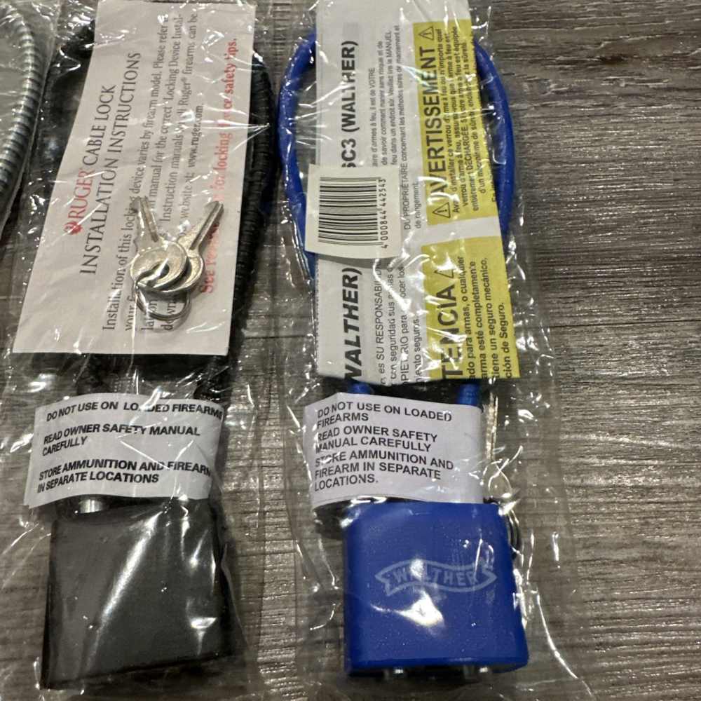 Lot of 7 Brand New Safety Firearm Handgun Cable Locks, Mossberg FN -img-4