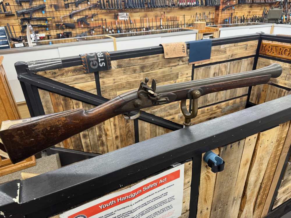 Brass Navel Flintlock Swivel Blunderbuss-img-2