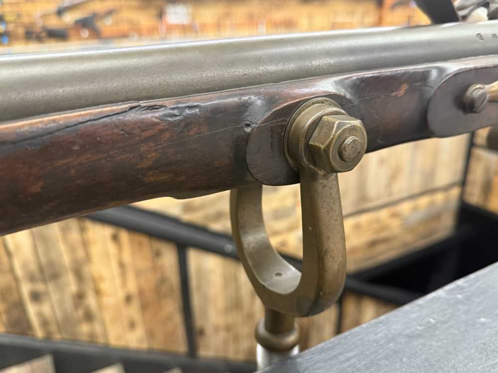 Brass Navel Flintlock Swivel Blunderbuss-img-5