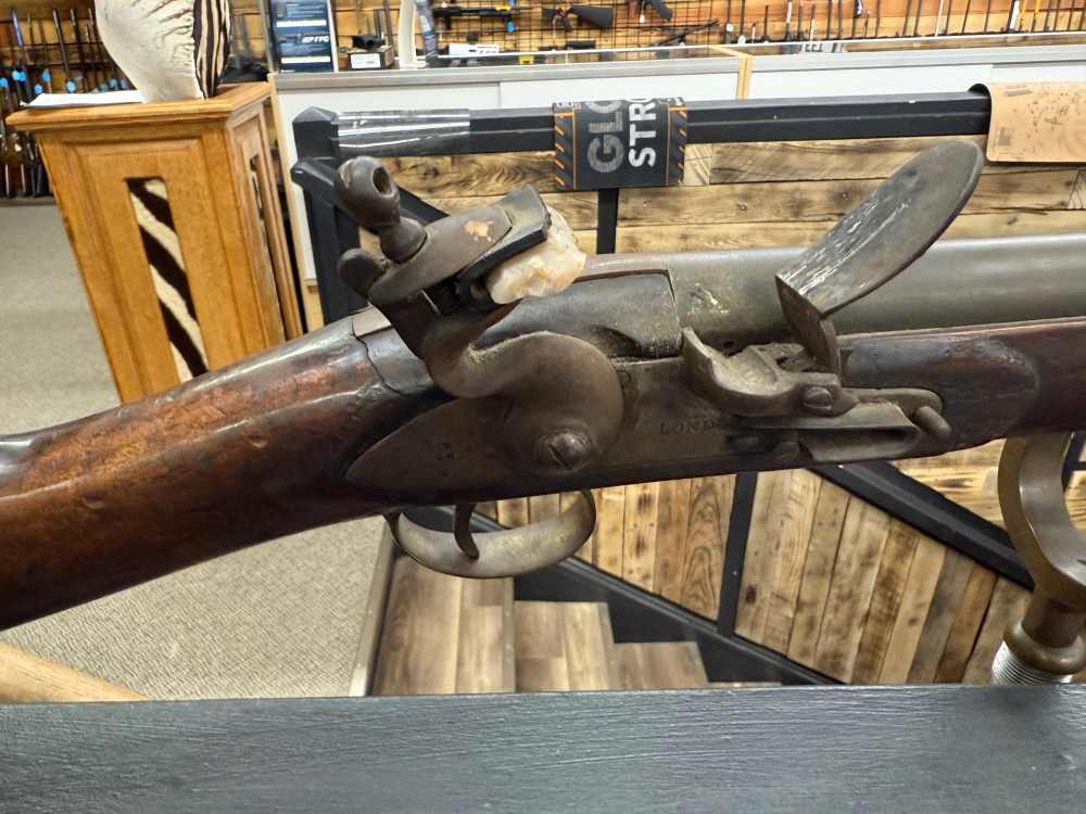 Brass Navel Flintlock Swivel Blunderbuss-img-12