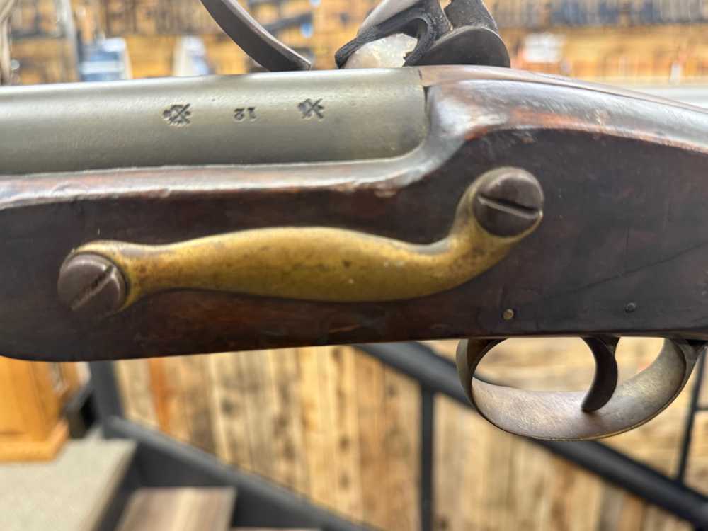 Brass Navel Flintlock Swivel Blunderbuss-img-6