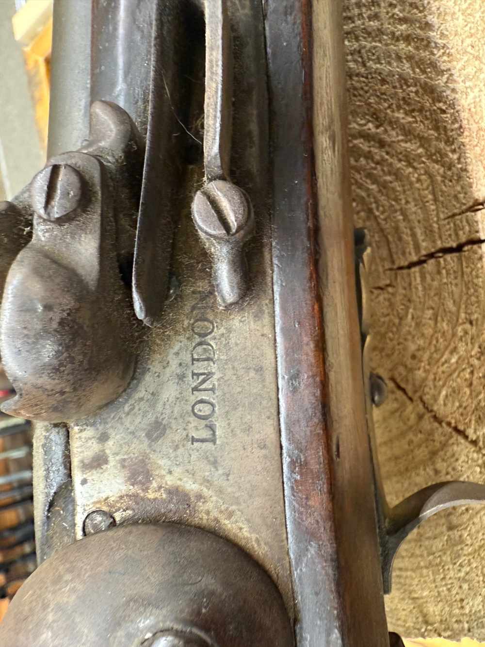 Brass Navel Flintlock Swivel Blunderbuss-img-14