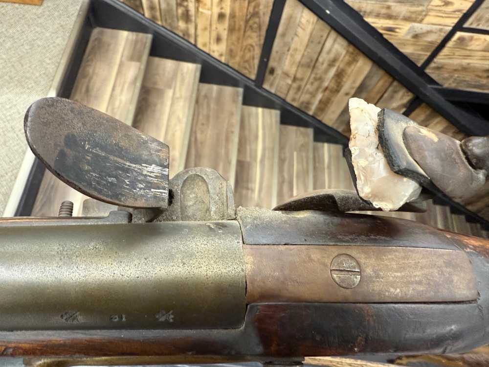 Brass Navel Flintlock Swivel Blunderbuss-img-10