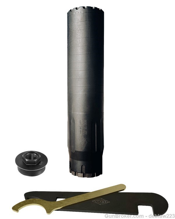 YHM Bad Larry .338 Suppressor Silencer 8.6 BLK LayAway -img-1