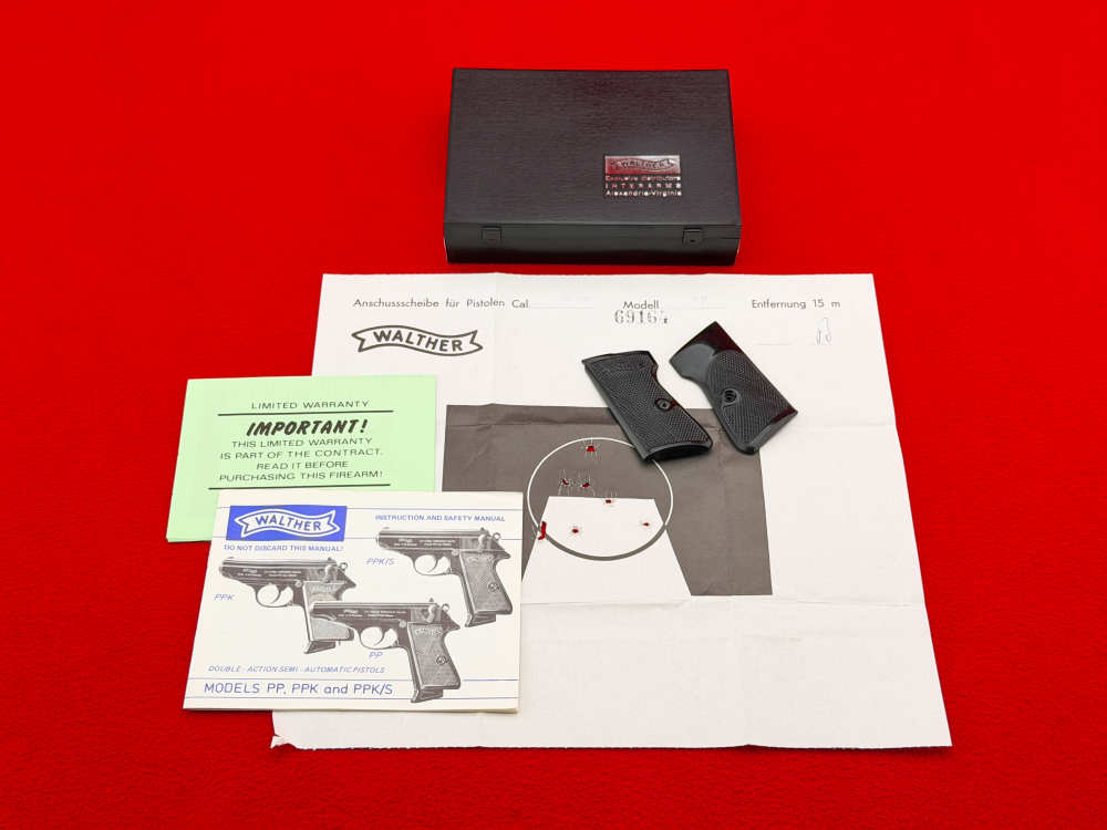 1968 West German Walther PP .380 ACP 3.75" Blued Interarms w/ Box & Target-img-25
