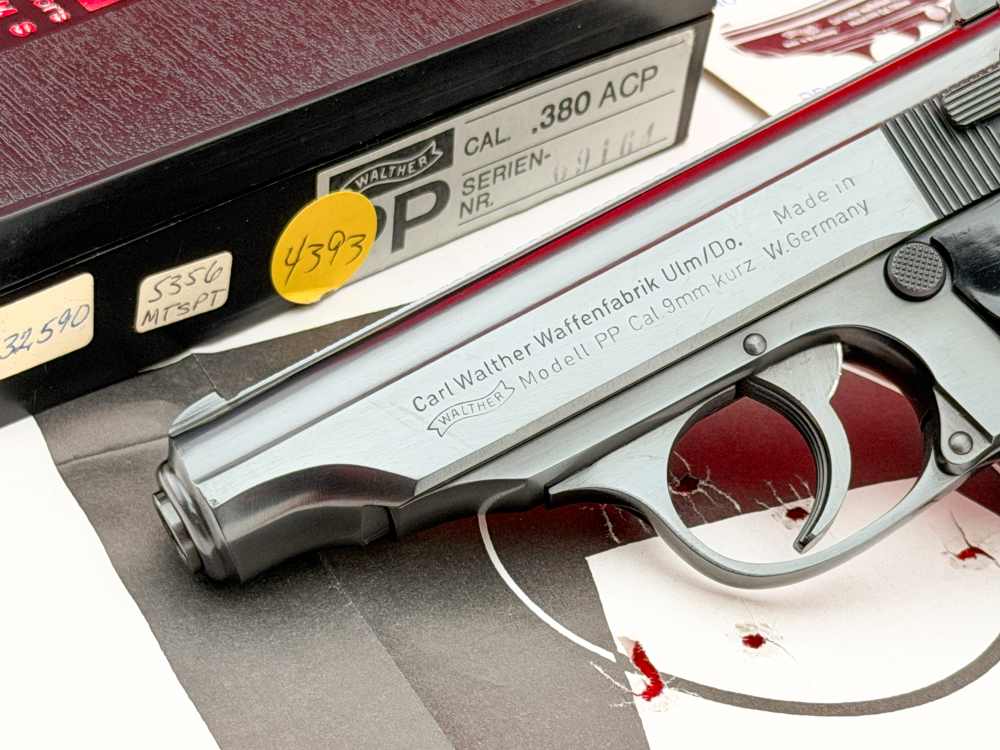 1968 West German Walther PP .380 ACP 3.75" Blued Interarms w/ Box & Target-img-3