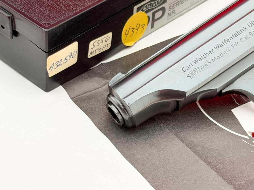 1968 West German Walther PP .380 ACP 3.75" Blued Interarms w/ Box & Target-img-4