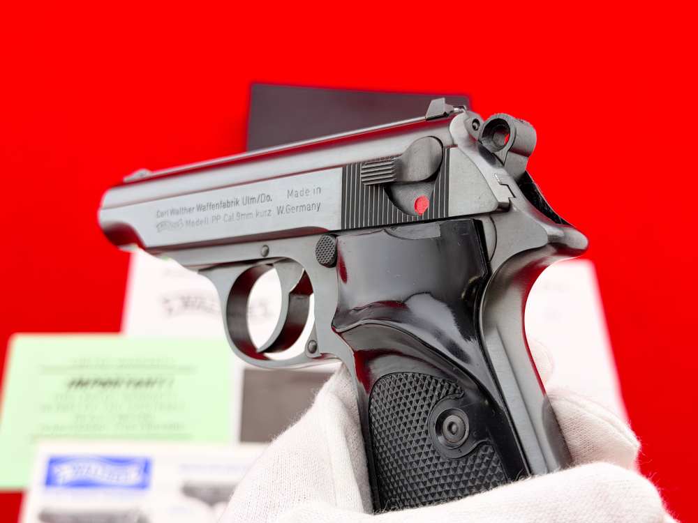 1968 West German Walther PP .380 ACP 3.75" Blued Interarms w/ Box & Target-img-17