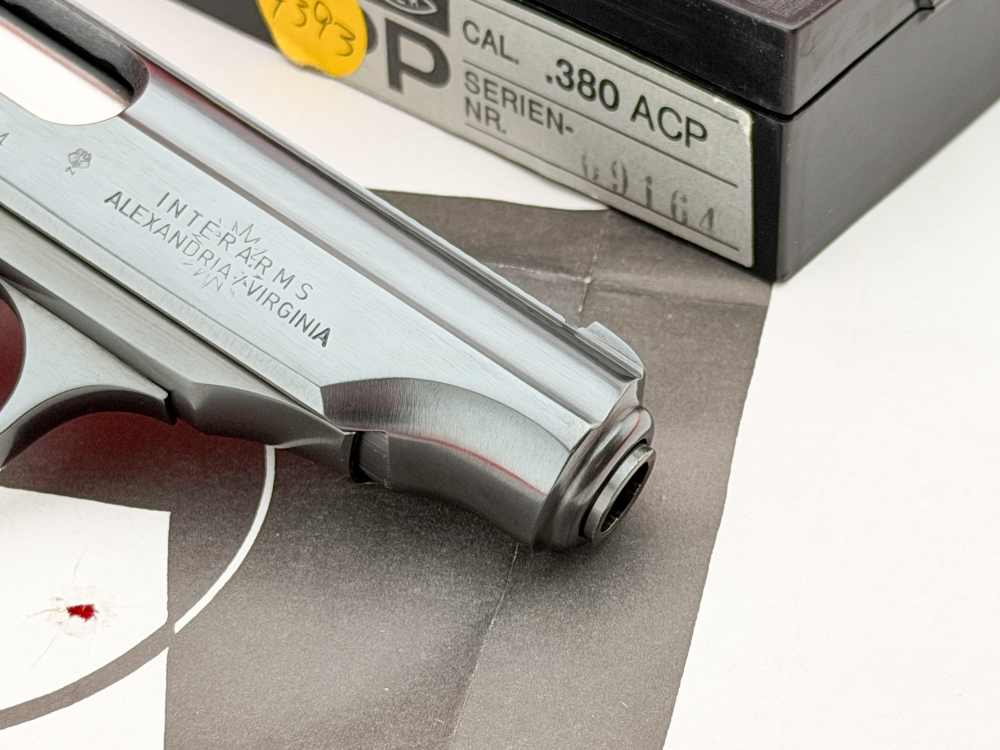 1968 West German Walther PP .380 ACP 3.75" Blued Interarms w/ Box & Target-img-9