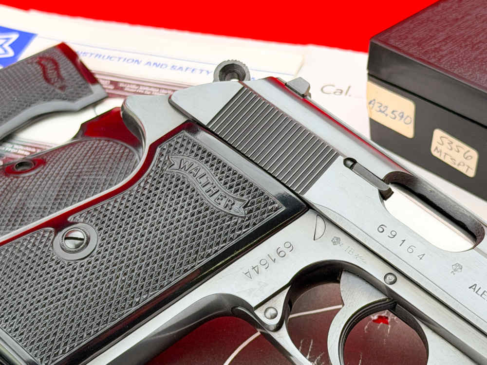 1968 West German Walther PP .380 ACP 3.75" Blued Interarms w/ Box & Target-img-11