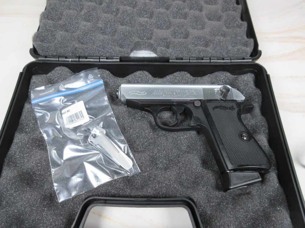 Walther PPK/S .22 LR 3.3" Threaded Barrel 10RD MAG STAINLESS DA/SA decocker-img-0