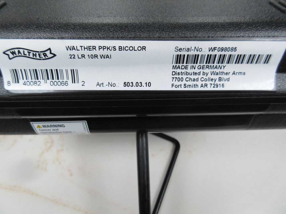 Walther PPK/S .22 LR 3.3" Threaded Barrel 10RD MAG STAINLESS DA/SA decocker-img-4