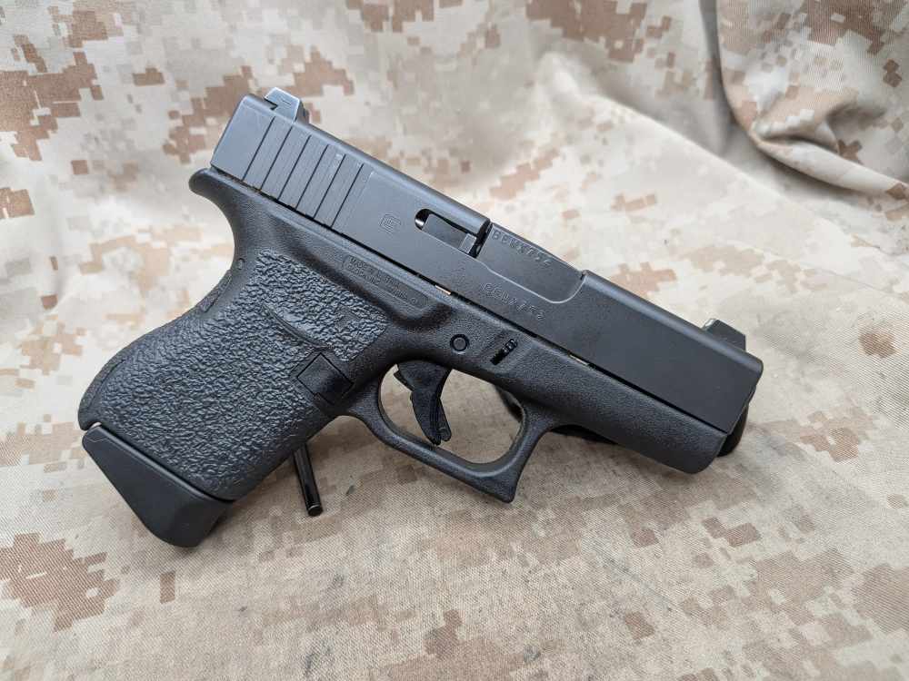 Glock 43 9MM Slimline G43 Police Trade In USED Night Sights-img-1