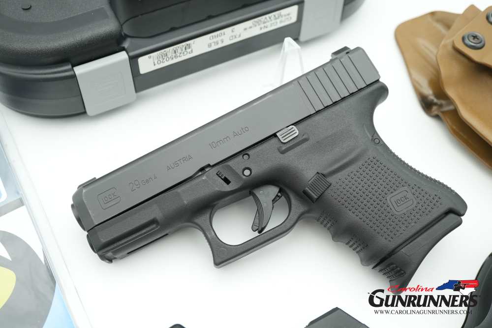 Glock 29 Gen4 10mm 3.78" Barrel Night Fision Sights Kydex Holster 3 mags-img-39